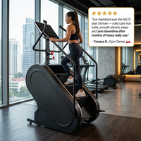 Stair Machine NO.12 Appareil de fitness commercial pour salle de sport, Simulateur d'escalade électrique, Entraînement cardio, Step Mill, Grimpeur d'escalier