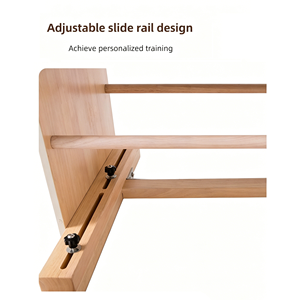 Barril de Pilates Premium de <span class=keywords><strong>Madera</strong></span> de Arce con Riel Deslizante Ajustable para Estudio de Yoga Profesional y Rehabilitación de Columna Vertebral en Casa - Product Image 4
