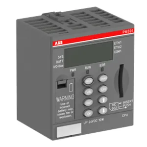 Stock supplier ABB AC500 Processor module PM591-2ETH has 4MB Memory DC24V product ID 3ABD00038811