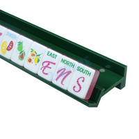 Support et pousseur de mahjong en acrylique à bords droits ou festonnés, directement de l'usine, 19, 20, 21 pouces, avec aimants