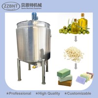 ZZBNT détergent mélangeur savon saponification réacteur blanchisserie bain liquide barre savon mélange réservoir saponification réservoir