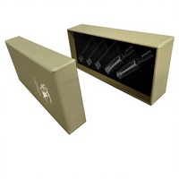 Coffret cadeau d'échantillons de parfum avec couvercle, boîte de base et étui