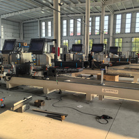 Sierra de Corte Automática CNC de Doble Cabezal con Perfil de Aluminio de Pantalla Grande de 600 mm para el Procesamiento de Puertas y Ventanas