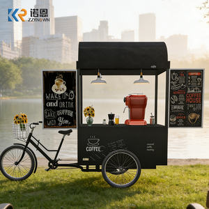 Carrito de Helados para Bicicleta, Triciclo Eléctrico para Helados con Congelador, Carrito de Helados Móvil con Congelador - Product Image 3