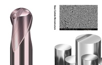 Fraise à bout simple en alliage de tungstène-cobalt pour l'usinage du plastique et du bois