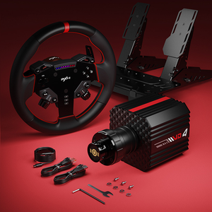 Custom PXN VD4 Force Feedback Direct Drive Simulator Driving Gaming Dirección Sim Racing Wheel <span class=keywords><strong>para</strong></span> PC PS4 PS5 <span class=keywords><strong>Xbox</strong></span> - Product Image 3