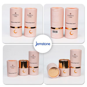 Tubes de papier artisanal ronds en carton biodégradable de haute qualité avec impression personnalisée - Product Image 2