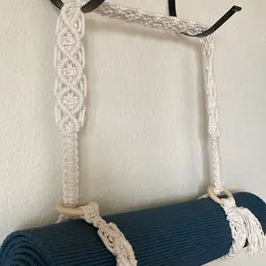 Regali per Yogis Boho accessori regolabili cinturini per tappetino da Yoga in macramè di cotone fatti a mano