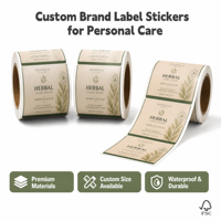Étiquettes personnalisées en feuille d'or pour bouteilles, étiquettes de luxe imperméables et résistantes aux produits chimiques/huiles, autocollants pour lotion lavante pour les mains, étiquettes d'emballage UV sélectif
