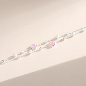 Pendentif <span class=keywords><strong>Bracelet</strong></span> Patte de Chat Effet Goutte d'Huile Ciel Étoilé, Accessoire Féminin Tendance, Collection Fraîche et Épurée 2026, Cadeau d'Anniversaire, Marque 1 - Product Image 4