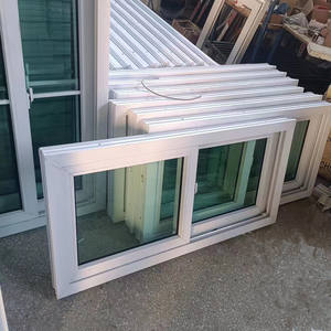 การออกแบบที่เรียบง่ายราคาถูกหน้าต่างบานเลื่อน upvc กระจกเดี่ยวพร้อมมุ้งกันยุงสําหรับบ้าน - Product Image 5