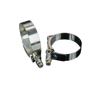 แคลมป์รัดท่อสแตนเลส 304T ขนาด 2.25 นิ้ว 60-68 มม. สำหรับท่อซิลิโคนเทอร์ไบน์ - Product Image 2