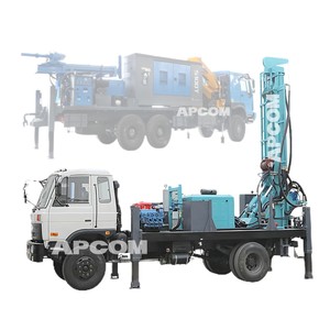 APCOM 600m 450m 350m Truck Mounted Pneumatic Water Well Drilling <strong>Rig</strong> - Product Image 1