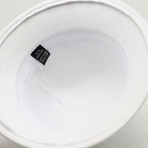 หมวกบักเก็ตสีขาวสุดหรูพร้อมโบว์ริบบิ้นสำหรับผู้หญิง งานแต่งงาน โบสถ์ ขายส่ง สำหรับงานปาร์ตี้ลำลอง กิจกรรมกลางแจ้ง - Product Image 6