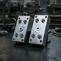 Pièces industrielles 3D sur mesure en acier inoxydable de précision, alliage d'aluminium anodisé, usinage CNC, tournage, électroérosion à fil, perçage, MOQ 1