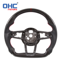Flacher Boden D-Form Lenkrad Echte Kohle faser Für Bmw Audi Mercedes Benz Amg Vw Dodge Ladegerät Tesla Modifikation kosten