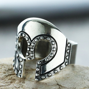 Europe et États-Unis personnalité Instagram transfrontalière sens senior Pharaon hipster anneau masculin rétro Superman <span class=keywords><strong>Iron</strong></span> <span class=keywords><strong>Man</strong></span> t - Product Image 3