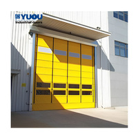 Puerta Plegable Apilable de PVC de Alta Velocidad Industrial