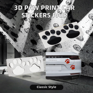 <span class=keywords><strong>Set</strong></span> van 1 paar 3D <span class=keywords><strong>Cool</strong></span> Design Bear Footprints Decal Auto Stickers Auto Motor Vriendelijke Poot Dier Hond Kat Voetafdruk Decals - Product Image 2