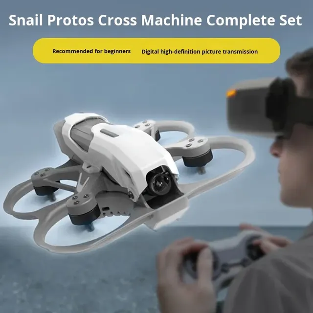 CADDXFPV Protos Ultra-Micro FPV Drone, Full Set Ready to Fly Beginner Drone with PROTOS HD Digital Transmission & 1080P Camera