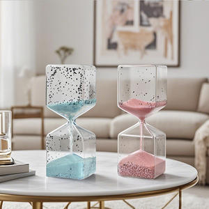 Haut niveau d'apparence Sequin Non-timing <span class=keywords><strong>sablier</strong></span> carré Design anti-Stress <span class=keywords><strong>magique</strong></span> créatif décoration de la maison - Product Image 2
