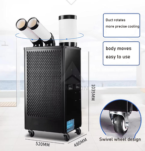 Aire Acondicionado Portátil SAC-40D de 12000 BTU con Doble Manguera, Unidad de Refrigeración Industrial de 4000W para Sala de Servidores y Centro de Datos, Alto Rendimiento de Refrigeración - Product Image 2