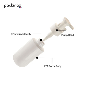 Bouteille de shampoing personnalisée en PET dégradé de 300 ml avec pompe à pression - Contenant de gros pour gel douche et lotion corporelle de haute qualité - Product Image 2