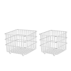 Cesta de Almacenamiento de Alambre de Acero Inoxidable, Forma Rectangular, para Cosméticos y Productos de Cuidado Personal, Ecológica, Tipo Vertical - Product Image 3