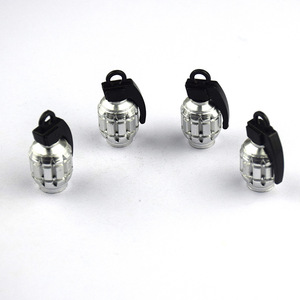Tapas de Válvula Universales Estilo Granada, Tapas de Válvula de Neumático de Aleación de Aluminio para Automóvil, Camión, Motocicleta - Product Image 2