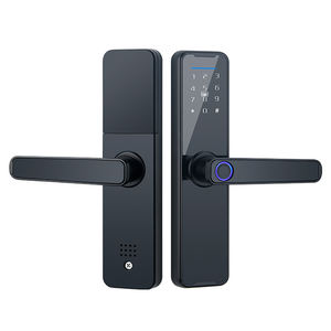 מנעול טביעות אצבע דיגיטלי חדש חכם tt tuya wi נעילת שלט רחוק סגסוגת אלומיניום עץ - Product Image 3