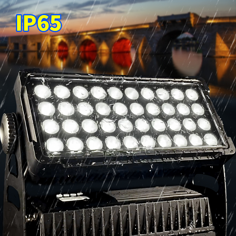 Waterproof LED Matrix Bar DJ Light Mini Super Bright Building Luce Professional RGBW LED Wall Wash 40x10w Stage Lighting