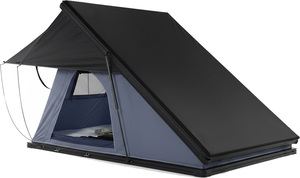Enjoin Oxford Hard Aluminum Camouflage Roof Tent 2-4 Person 4-Season Waterproof Windproof Quick Open <b>Ladder</b> for SUV 4x4 - Product Image 2
