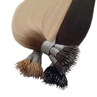 Extensions de cheveux de qualité salon premium, pointe nano, 100% cheveux humains Remy, extensions de cheveux à pointe en kératine