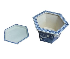 <span class=keywords><strong>Pot</strong></span> de fleurs <span class=keywords><strong>en</strong></span> céramique bleu et blanc antique peint à la main avec plateau, style chinois, pour la maison, le jardin, le bureau, <span class=keywords><strong>pot</strong></span> <span class=keywords><strong>en</strong></span> céramique - Product Image 2