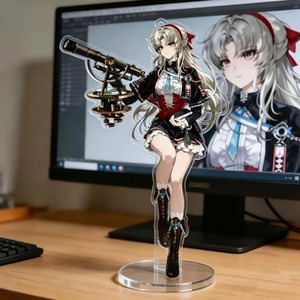 Wuthering Waves: Figura de acción de acrílico <span class=keywords><strong>Carlotta</strong></span> Montelli Iuno, exquisita placa de alto valor, modelo de exhibición, adorno, llavero - Product Image 3