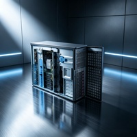 Servidor de IA en Torre JumSoft JS-TW-GPU4210 4U, Compatible con CPU Dual LGA3647 (10 Núcleos, 20 Subprocesos), Instalación de 8 GPU de Alta Gama