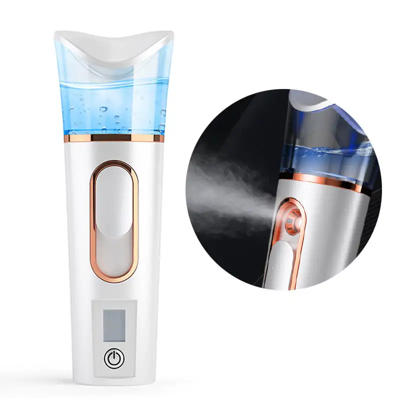Professional USB Rechargeable Electric Mini Handheld Portable Nano Facial Spray Steam Face Sprayer Steamer Ionic 2 Hours 1200mah