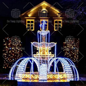 Outdoor Waterproof Christmas Fountain LED <b>Light</b> for Shopping Mall, Resort and Landscape Lighting Projects - Product Image 6