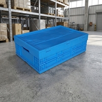Caisses 60*40*28cm, nouvelle caisse de déménagement pliable, boîte de rangement en plastique pliable