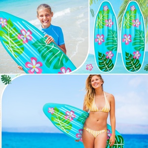 Planche de surf gonflable pour la plage, 60 pouces, planche de surf gonflable pour enfants et adultes, thème hawaïen, fête estivale en mer - Product Image 4