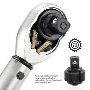 1/4 chiave dinamometrica regolabile da 5-25nm da 1 pezzo, cassetta portautensili in plastica, Kit di strumenti manuali per veicoli con chiavi domestiche da 72 denti - Product Image 5