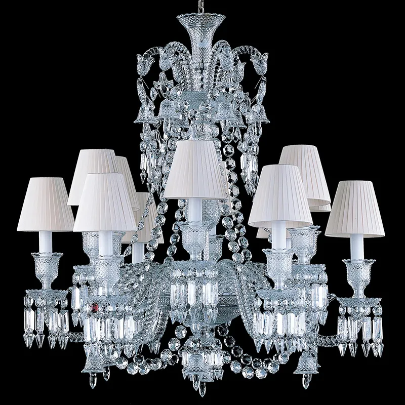 Decorative Chandelier For Living Room Restaurant Decoration Night Club Crystal Hanging Lamp 12light