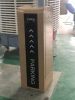 Barrière de stationnement électrique avec reconnaissance de plaque d'immatriculation, moteur sans balais, protection IP44, anti-collision, métal, 1,5-6s
