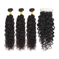 Extensions de Cheveux Humains Vierge Brésiliens Ondulés, Double Trame Faite à la Machine, Cuticules Alignées, Vente en Gros Usine, Garantie 3 Ans