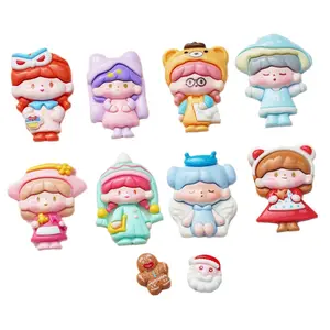 Wholesale 3D Cartoon Flatback Charms Resin Accessories For Phone Case Key Chain Handmade DIY Making Home Decoration Materials