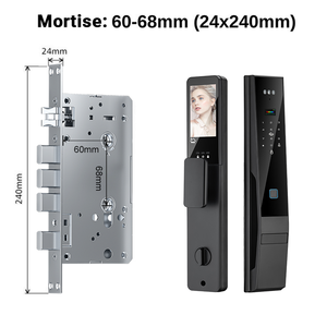 Tuya Thông Minh Tuya Máy Ảnh Khóa Cửa <span class=keywords><strong>Wifi</strong></span> Ứng Dụng Kiểm Soát Mật Khẩu Vân Tay Thẻ Chìa Khóa Cho Nhà Khách Sạn Căn Hộ Công Cộng Cho Thuê Nhà - Product Image 4