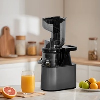 Roestvrijstalen sapcentrifuge voor pulp- en sapseparatie, huishoudelijk, grote opening, speciaal voor fruit, volautomatische slowjuicemachine