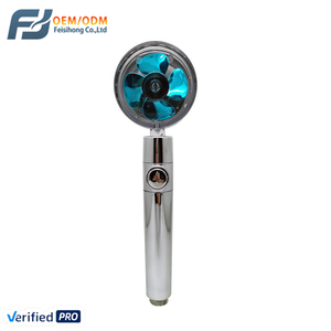 Pomme <span class=keywords><strong>de</strong></span> <span class=keywords><strong>douche</strong></span> moderne FSH OEM à rotation à 360 degrés, haute <span class=keywords><strong>pression</strong></span>, économie d'eau, avec ventilateur, style coloré, pour salle <span class=keywords><strong>de</strong></span> bain - Product Image 1