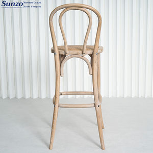 Chaises modernes de bar en bois massif <span class=keywords><strong>Thonet</strong></span> pour mariage Mobilier de bar bistro - Product Image 4
