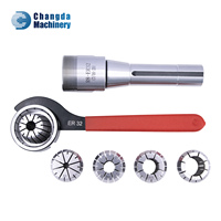 Accessoires de machine de haute précision R8 NT30 NT40 BT30 BT40 SK40 5C ER32 Ensemble de 18 pinces de serrage R8 ER32